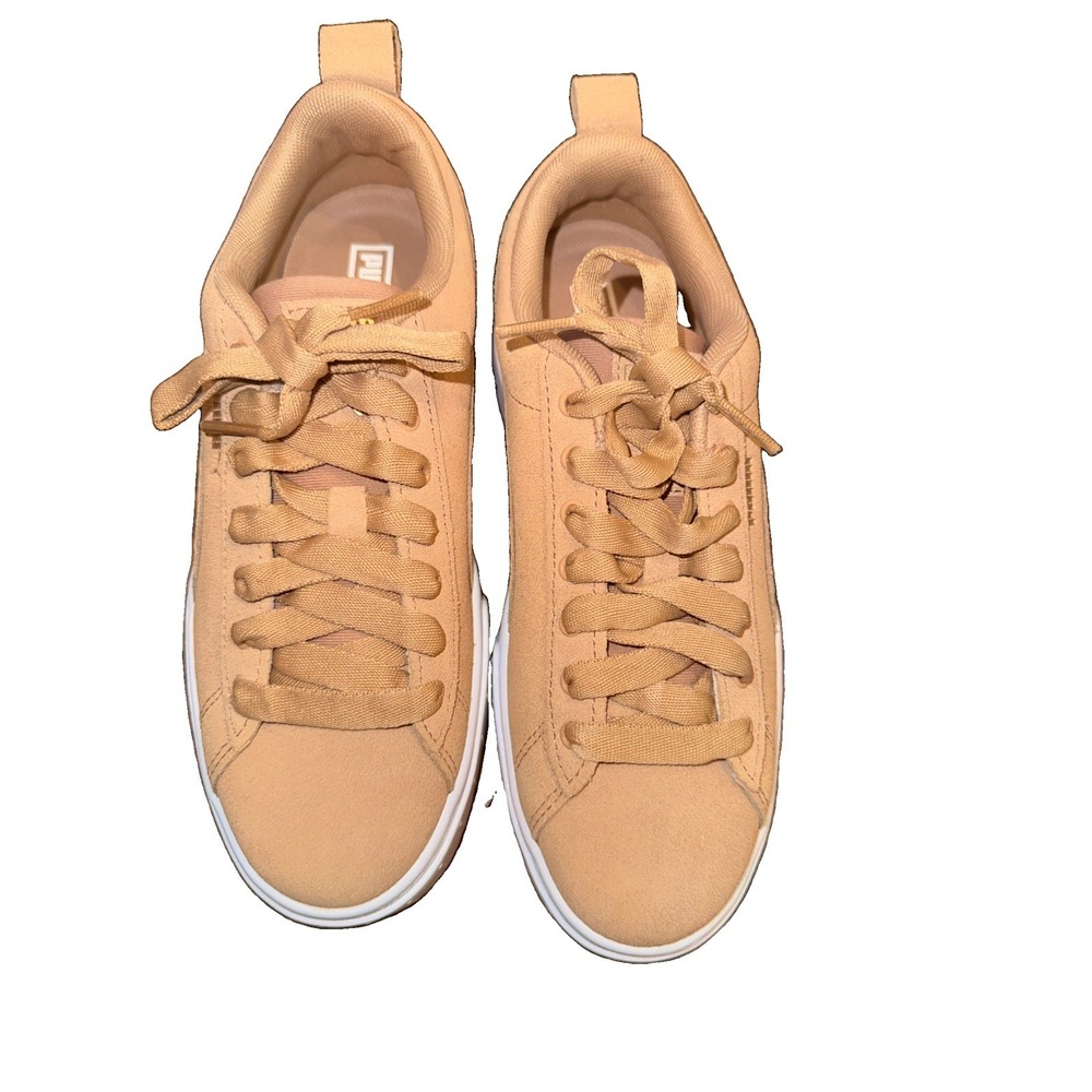 PUMA Mayze Layers Women Size 7.5 Suede Lifestyle Sneakers 39069901 Brown New - Picture 3 of 6
